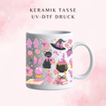 Black Cat Fantasy Keramiktasse | 11 oz