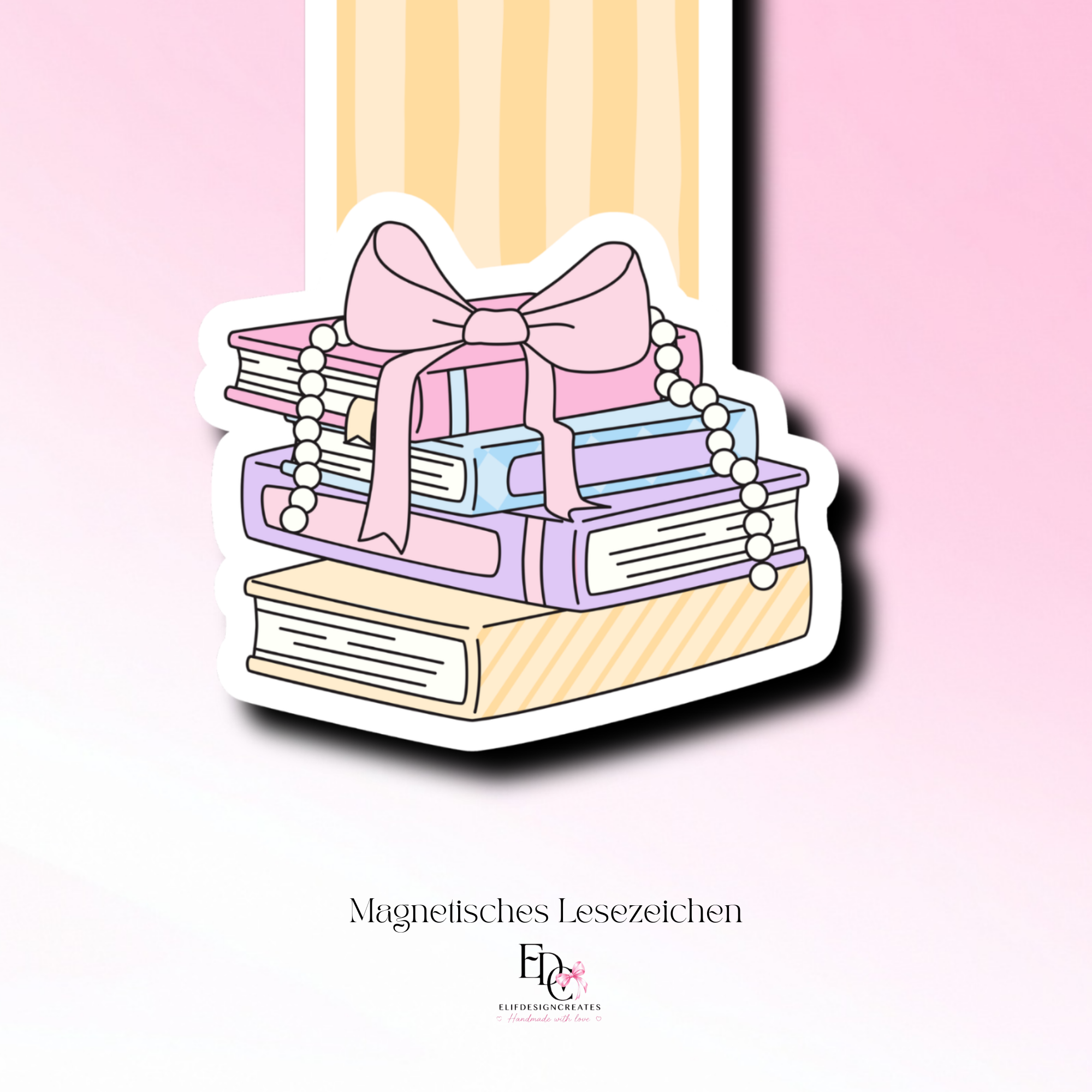 Magnetisches Lesezeichen – Pastell Geschenk