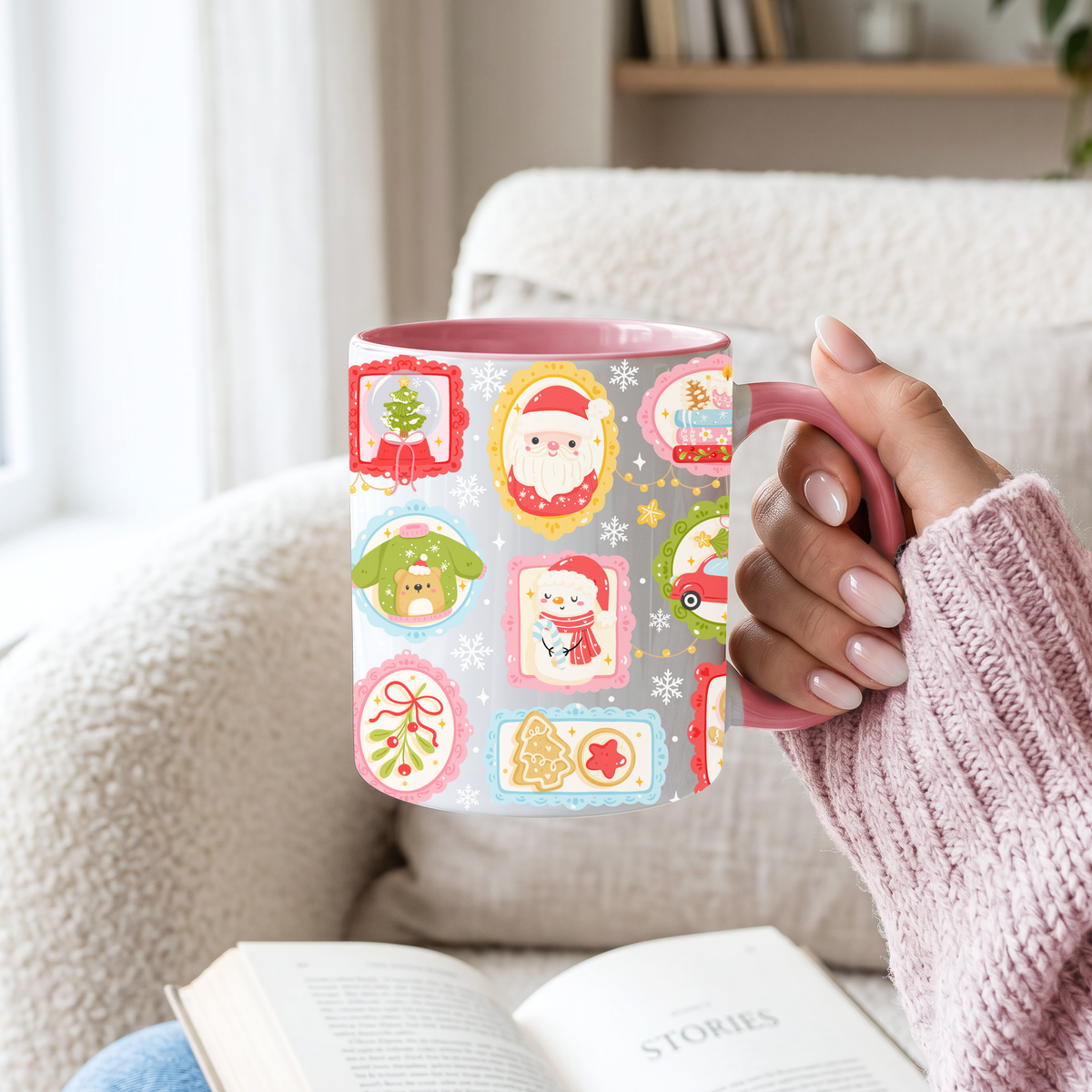 Christmas Potraits Keramiktass | 11 oz