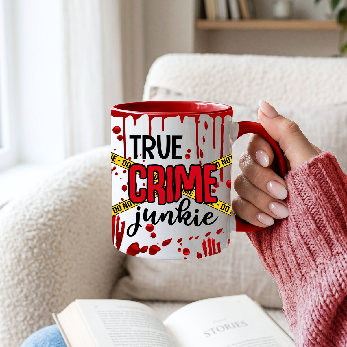 True Crime Junkie Keramiktasse | 11 oz
